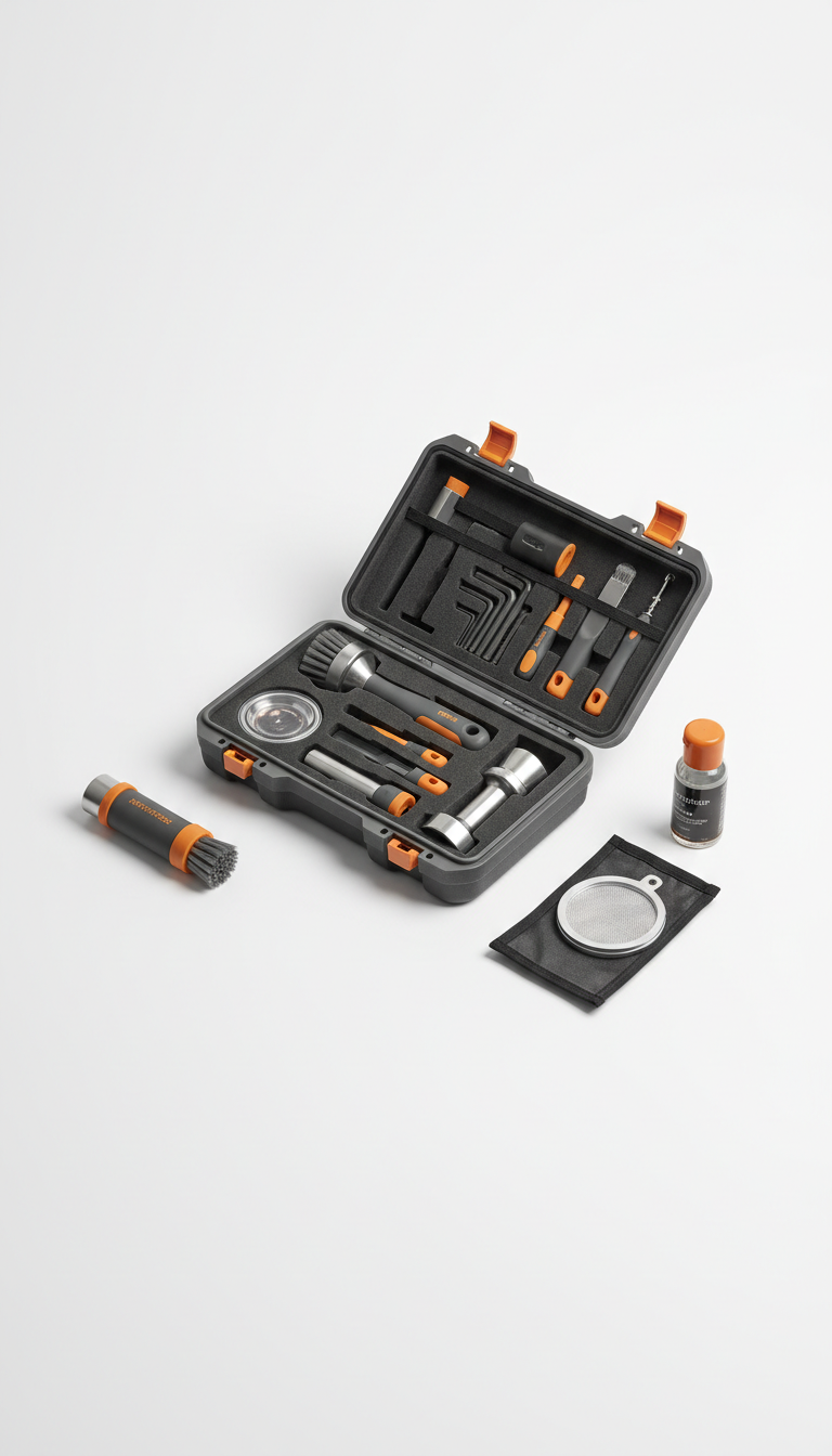 Barista Maintenance Toolkit with Modular Case