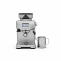 ماكينة إسبريسو Breville Barista Touch بشاشة لمس على خلفية بيضاء