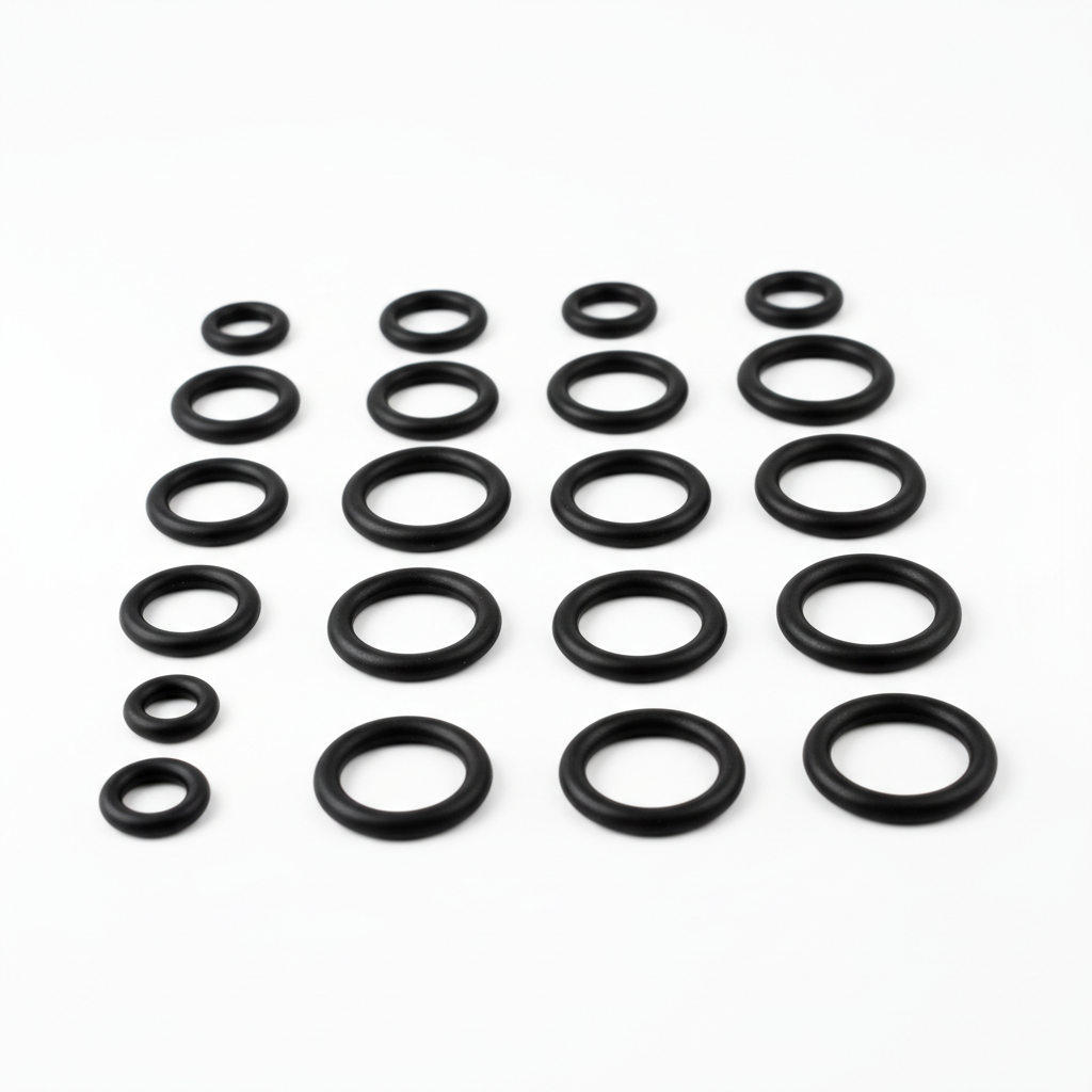 طقم حلقات O-Ring مطاطية متعددة المقاسات