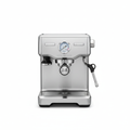 ماكينة إسبريسو Breville Dual Boiler بغلايتين على خلفية بيضاء